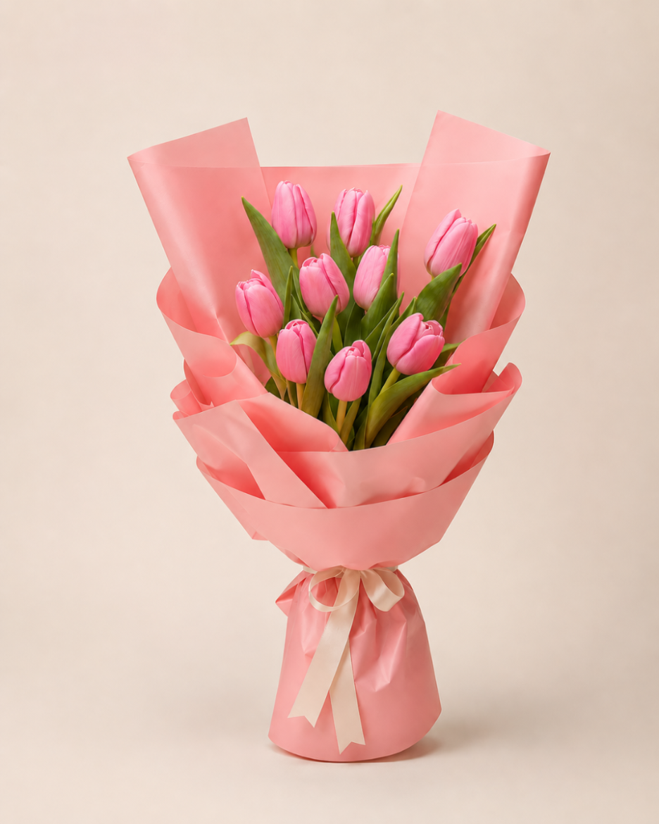 Pinkles Pembe Lale Buketi