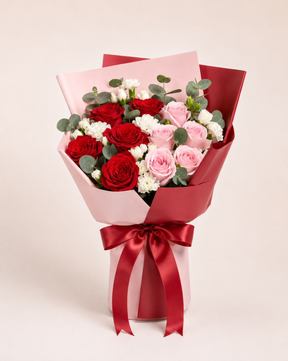 Pink Red Rose