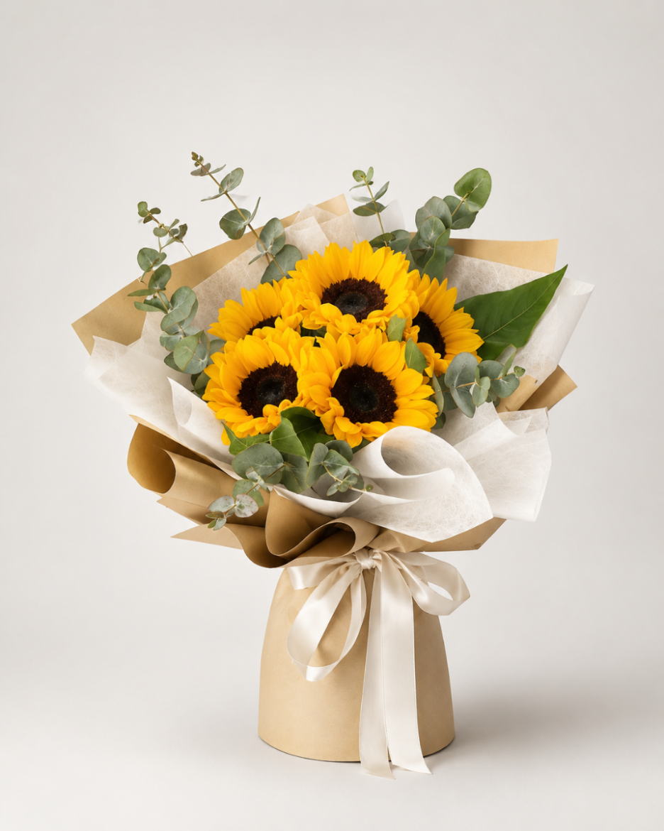 Sun Flowers Ayçiçeği Buketi