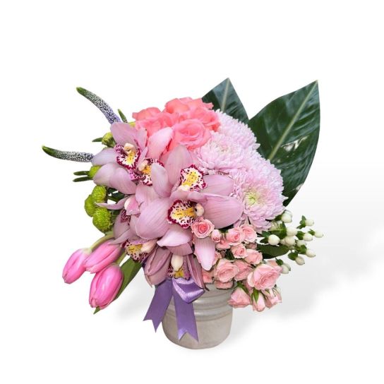 Delux Vazoda Spidyum Orkide Aranjmanı