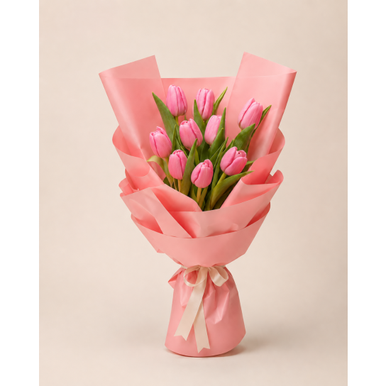 Pinkles Pembe Lale Buketi