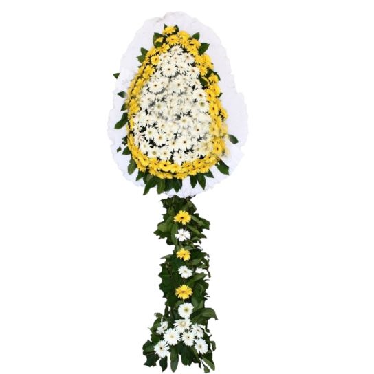 Renkli Gerberalarla Kutlama Çelengi