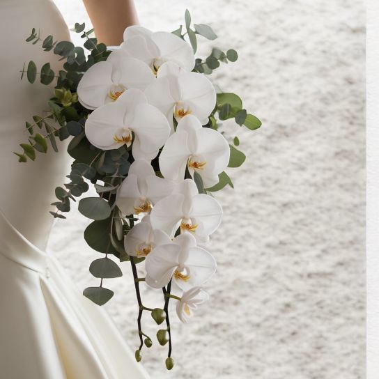 Premium Orkide Gelin Buketi