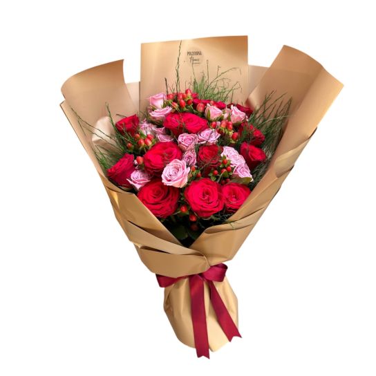 Roselina Kırmızı Gül Buketi