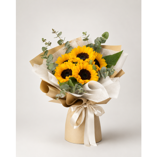 Sun Flowers Ayçiçeği Buketi